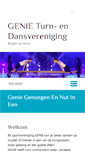 Mobile Screenshot of genie-bergenopzoom.nl