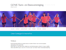 Tablet Screenshot of genie-bergenopzoom.nl